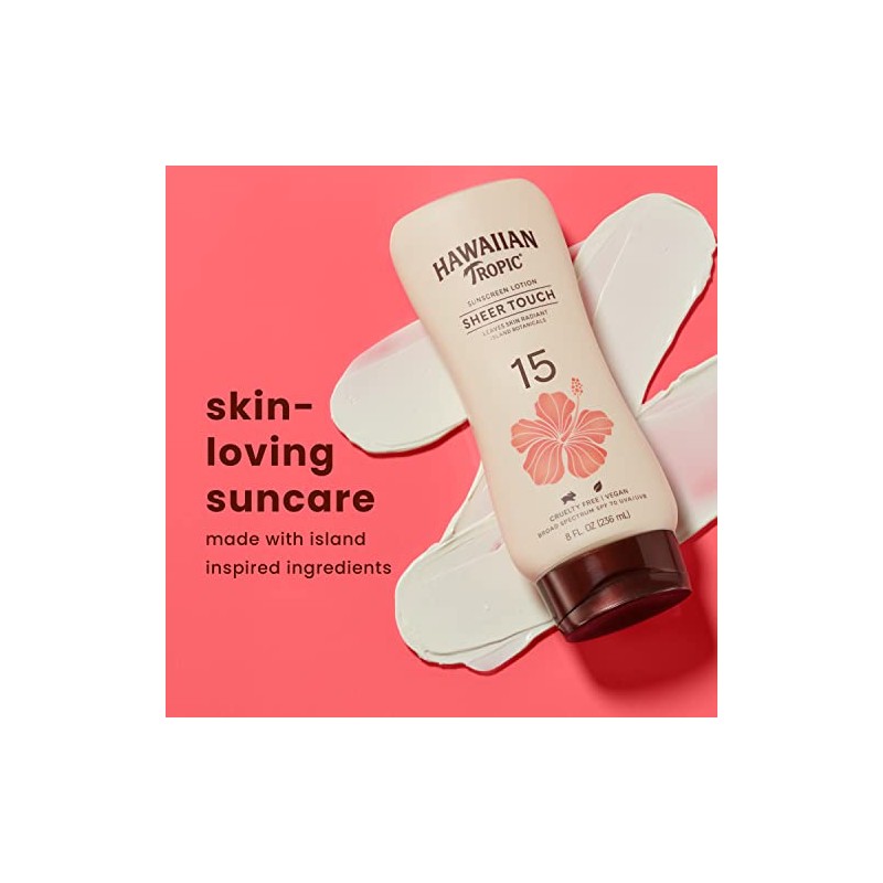 Hawaiian Tropic Sunscreen Sheer Touch Broad Spectrum Sun Care Sunscreen