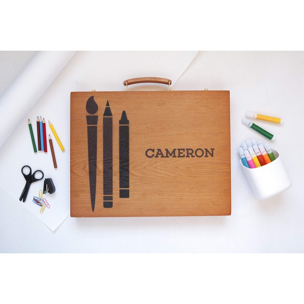 Qualtry Painting, Drawing & Art Supplies with Personalized Wooden Art