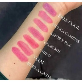Labial Bissú Mágico Humectante Color 02 Amor y Paz Cremoso Larga Duración