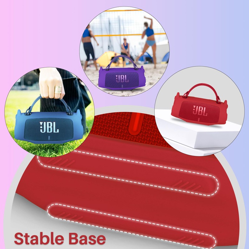 Lebakort Silicone Cover Compatible with JBL Charge 6 Portable Speaker