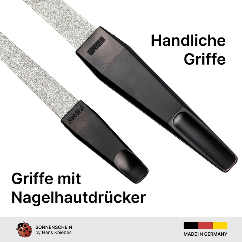 Sonnenschein by Hans Kniebes Set of 5 Sapphire Nail Files