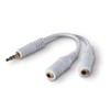 3.5mm Jack to Twin 3.5mm Jack Sockets Stereo Headphone Splitter