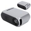 Mini Projector Silver Micro Portable 1080P LED Multi Function for
