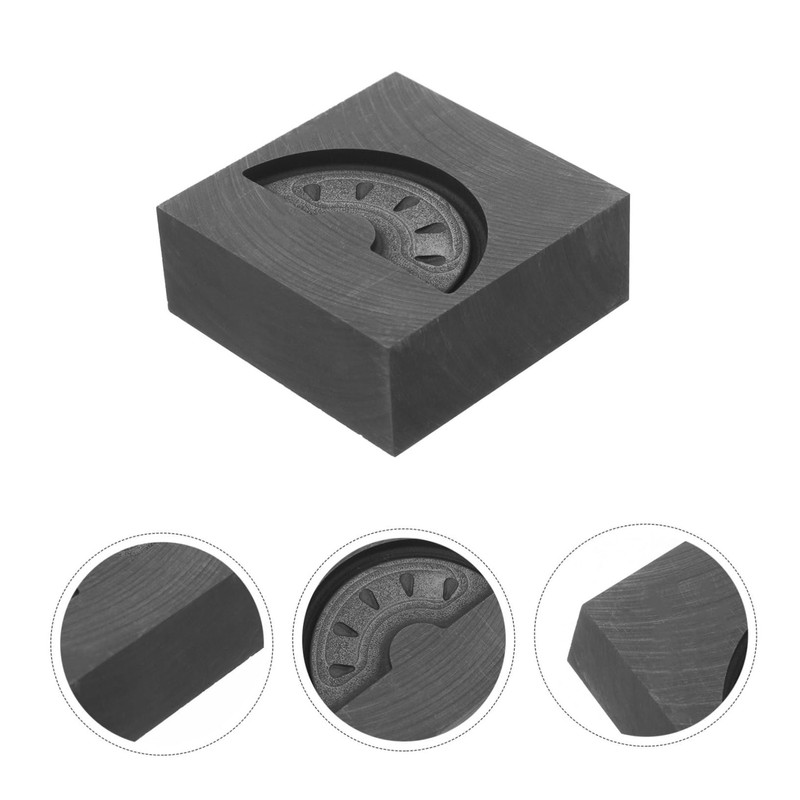 jojofuny Graphite Mold for Metals Watermelon Pattern Melting Casting Tool