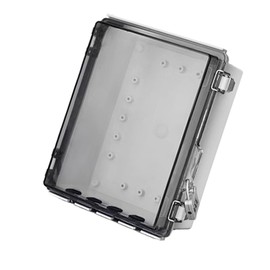 Waterproof Electrical Box - Project Enclosure with Transparent Cover | Dustproof Case with Lock, Protect Outlet, Plug, Power Strip