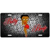 Novelty Vanity Plate Metal Sign with Custom Background Options
