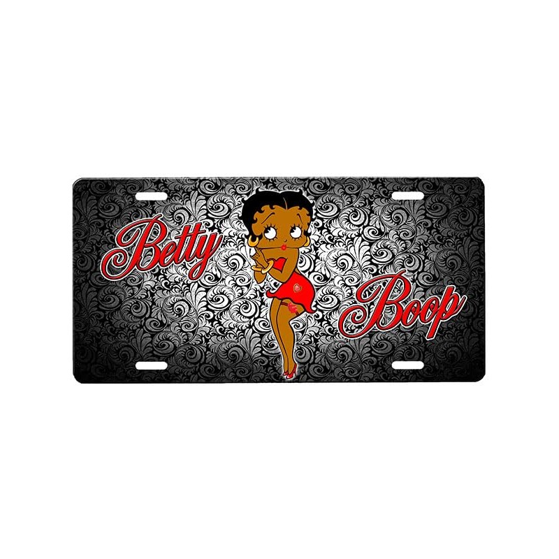 Novelty Vanity Plate Metal Sign with Custom Background Options