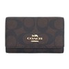 Coach FCZ274 CZ274 Signature Coated Canvas 5 Row Key Case,