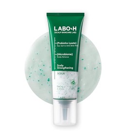 LABO-H Exfoliante Fortalecedor Del Cuero Cabelludo Para El Crecimiento Del Cabello Y Anticaída  Tratamiento Vegano Con Romero Y Sal Marina,