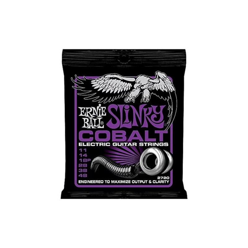 Ernie Ball Power Slinky Cobalt 11-48 Electric Guitar Strings