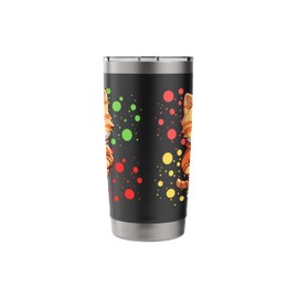 Spotty Dots Spots Cat Spotty children spotted Women Men Kids Stainless Steel Insulated Tumbler
