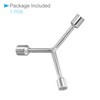 CoCud Y-Shape 3-Way Socket Wrench 11mm 13mm 15mm Length CR-V