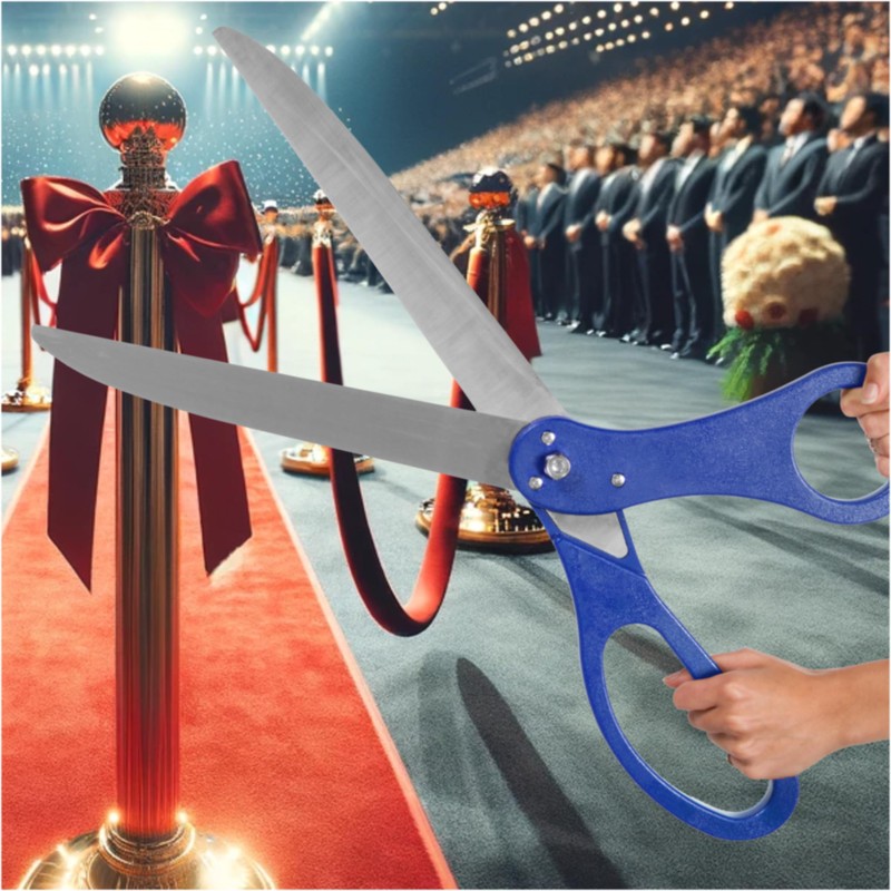 25 Inch Grand Opening Scissors Blue – Blue Scisors 25''