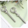 Hohopeti 2pcs Stainless Steel Eye Bolts with Nuts x 60
