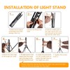 JJ JIANJIN Ring Light Kit:18"/45cm Outer 55W6700k Dimmable LED Light,