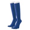 SSK Men's Baseball 5-Toe Color Socks (Reinforced Back), D Blue