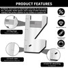 2-Pack Firefighter Multi-Tool – Credit Card-Sized Stainless Steel Pry Bar,