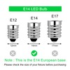 LFLAMPON Refrigerator Light Bulb Replacement E14 Base Led Light Bulbs