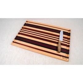 Coffman Collection Handmade Natural Exotic Wood Cutting Charcuterie Chopping Board Kitchen Grilling