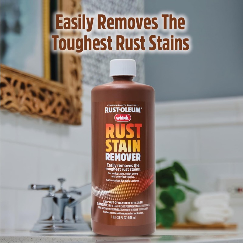Rust-Oleum Whink Rust Stain Remover | Heavy-Duty Iron Stain Remover