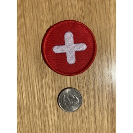 NA Camping Iron On First Aid Outdoors Team Merit Badge Embroidered Patch New 2 Inch