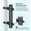 RV Flag Pole Holder for Ladder Mount Aluminum Flagpole Bracket