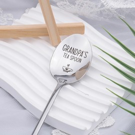 Grandpa Grandad Birthday Gifts for Grandfather Gift for Papa Grandad Christmas Retirement Gifts for Papa Tea Lover Gifts for Grandpa Tea Spoon Gift for Pawpaw Gift for Grandad Presents for Grandpa