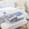 Rubbermaid Cleverstore 95 Qt Clear Storage Bins with Lids, 4-Pack,