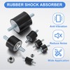 sourcing map M6 x 18mm Rubber Mounts, 15 x 20mm