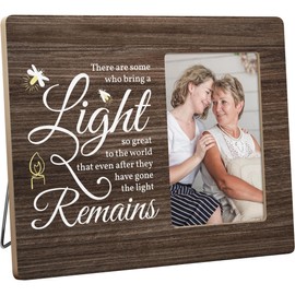 YYLYMX Memorial Gifts for Loss Loved One, Sympathy Picture Frame, 4x6 Inch Photo