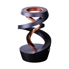 MagiDeal Kinetic Desk Toy Fidget Toy Novelty Decoration Relaxing Toy Desktop Suspended Gyroscope Ornament for Workplace Dorm Apartment, Rose Gold