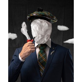 UMAM Scottish Traditional Tam o' Shatner Acrylic Wool Tammy Hat Flat Bonnet Kilt Many Tartans, Heritage of Ireland 045 Tcp, One Size