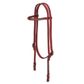 Weaver Nylon Slip Ear Headstall - Size:Horse Color:Black