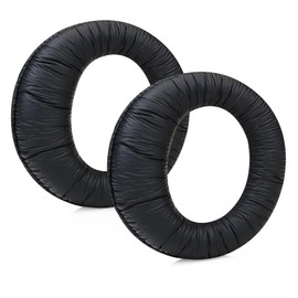 SINOWO Replacement Earpads for Sony MDR-RF6000,RF6500,RF7000,RF7100,MDR-DS6000,DS6500,DS7000,DS7100,XD150,XD200 Headphones,Ear Pads Cushions with Noise Isolation Memory Foam,Wrinkled Leather-Black