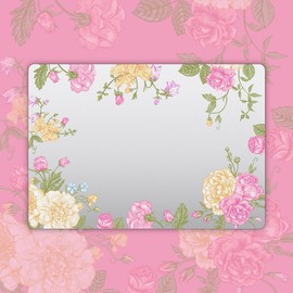 Yiodelu Colourful Translucent Sticker Skin Decal for 2024-2021 MacBook Pro 14 M4 M3 M2 M1 Pro/Max Laptop Full Body Wrap Protective Cover A3112 A3401 A3185 A2992 A2918 A2779 A2442（Floral Cluster）