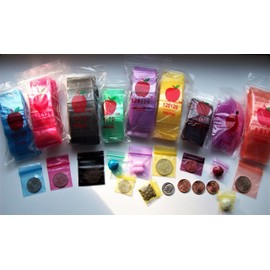600-"Random Rainbow"-Small ZipL.Baggies in Assorted Sizes & Colors