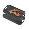 Commercial CHEF Cast Iron Griddle, Reversible Grill Griddle with Dual