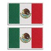 2 Pack Mexico Flag Hook and Loop Patches