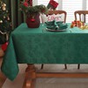 Honellaty Christmas Rectangular Tablecloth, Spillproof Wrinkle Resistant Jacquard Table Cloth