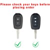 MEDZUK Key Case Compatible with Dacia Spring 2021-2024 2025 Car