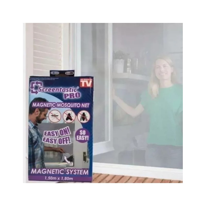 Molin Dollins Cortina Malla Mosquitero Magnética Ajustable Hogar Puertas