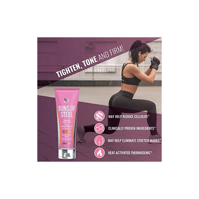 Crema Tonificante Para Gluteos Y Piernas Buns Of Steel Steelfit