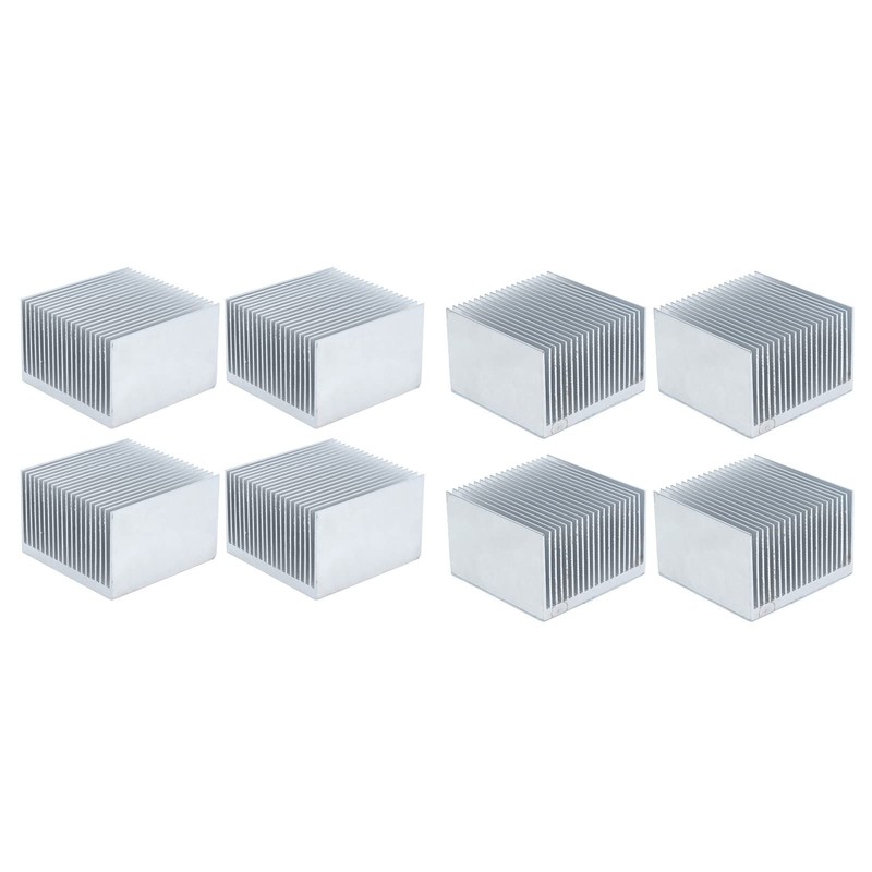 Tissting Pack of 4 Aluminium Heatsinks 60 x 60 x