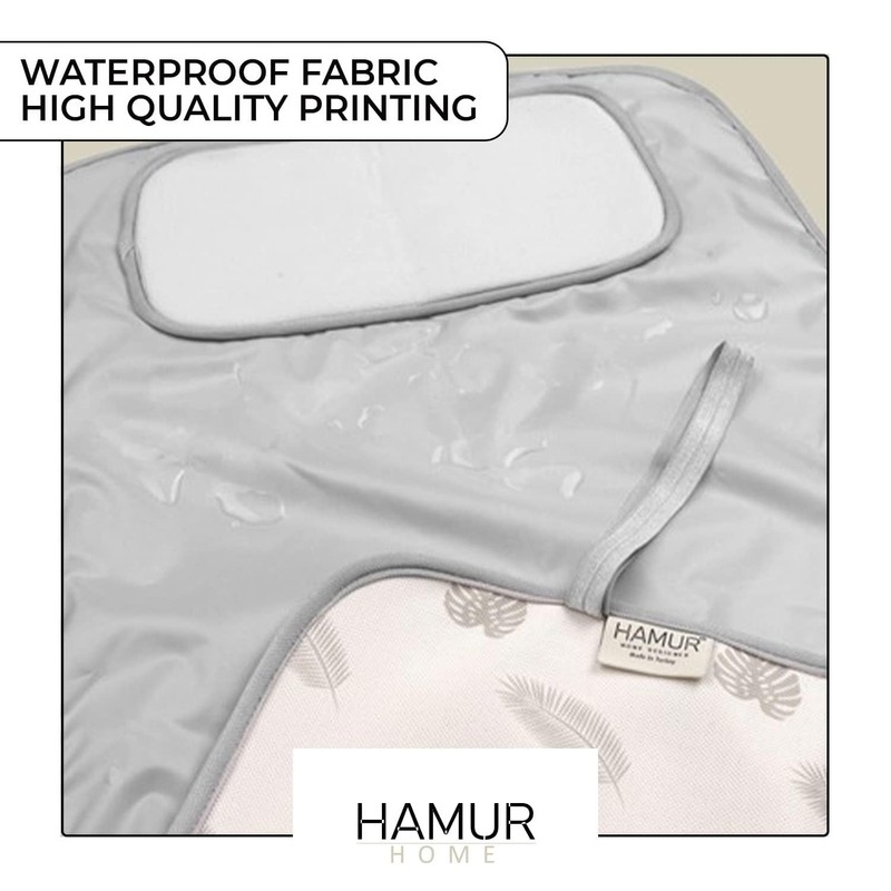 Hamur Home Portable Changing Mat Waterproof 40 x 70 cm