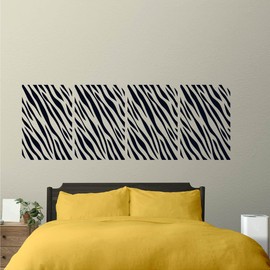 Vinyl Decal - Tiger Stripes - Stickers for Walls, Windows, Living Room, Bedroom - Home Decor 21x58 inches(MBK_tS4)