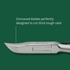 Precision Cut Chiropodist Toenail Clippers - Heavy-Duty Concaved Blades for