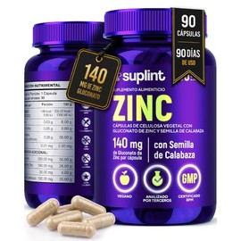 Gluconato de Zinc 50mg con Quinoa – Inmunidad y Piel – 90 Cápsulas