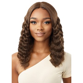 Outre HD Lace Front Wig Crimp Wave Style Lesma (DR4/GOLDEN HONEY MELT)