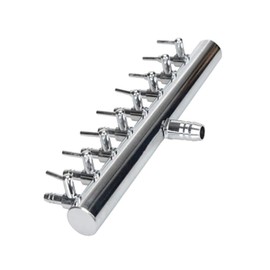 bnafes Aquarium Air Valve 8 Way Inline Manifold Air Flow Pump Tubing Splitter Lever Control Valve