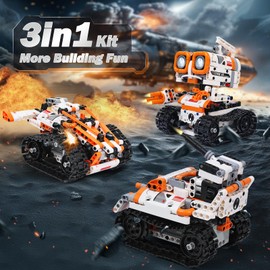 Kyanio STEM Robotics Kits for Kids Ages 8-12 8-14 Year Old, 3 in 1 Remote/APP Control & Programming Robot Building Set, Toy Coding Science Projects, Birthday Gift Ideas for 8 9 10 11 12+ Boys & Girls